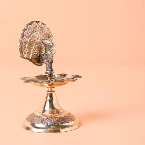 Samskara Home Paravani Peacock Oil lamp